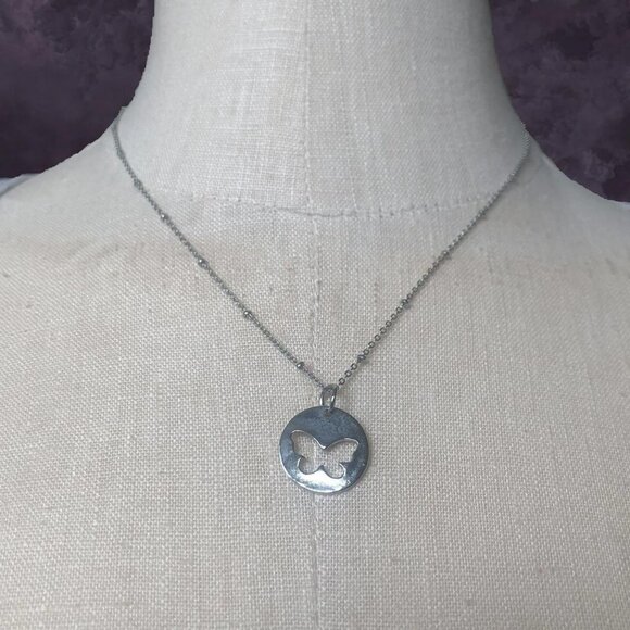 Y2K Pacsun Butterfly Necklace - Picture 1 of 5